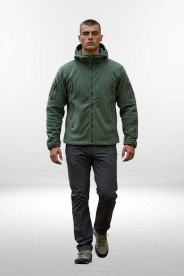 Termalna taktička fleece jakna s kapuljačom