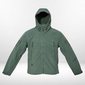 Termalna taktička fleece jakna s kapuljačom