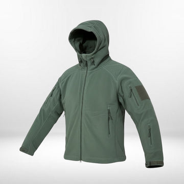 Termalna taktička fleece jakna s kapuljačom