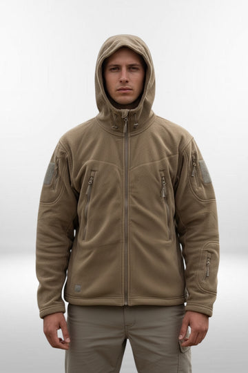 Termalna taktička fleece jakna s kapuljačom